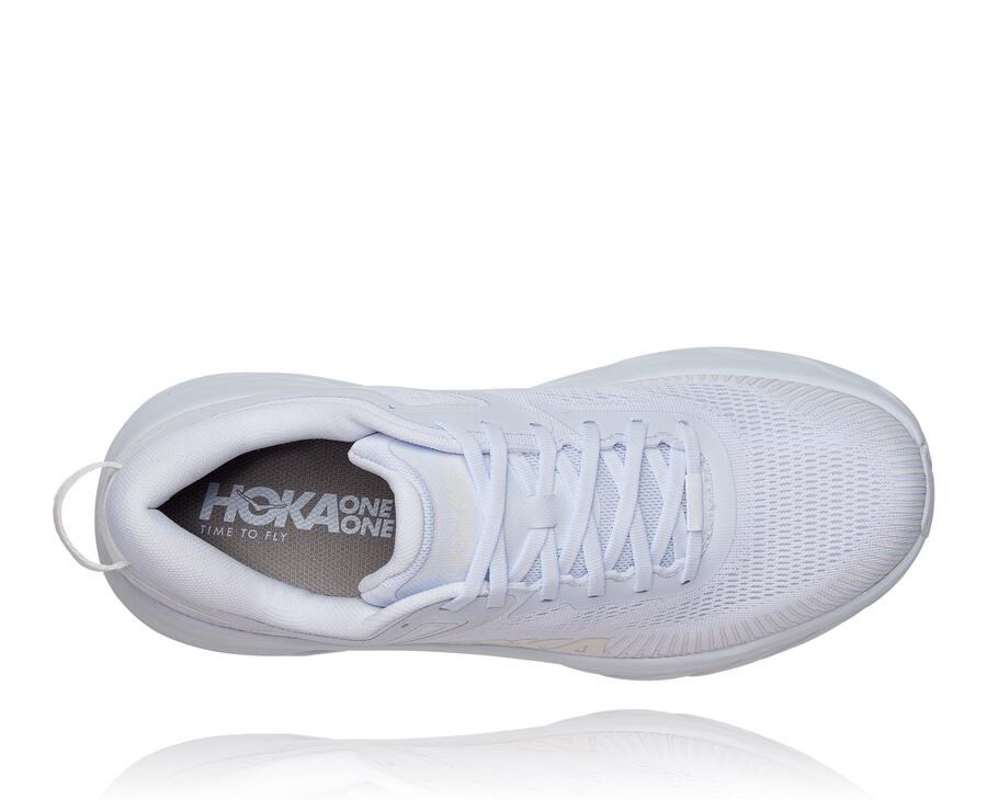 Hoka One One Koşu Ayakkabısı Kadın Beyaz - Bondi 7 - ER6152840